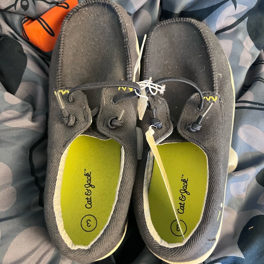 Cat & Jack Charcoal Slip-On Shoes
